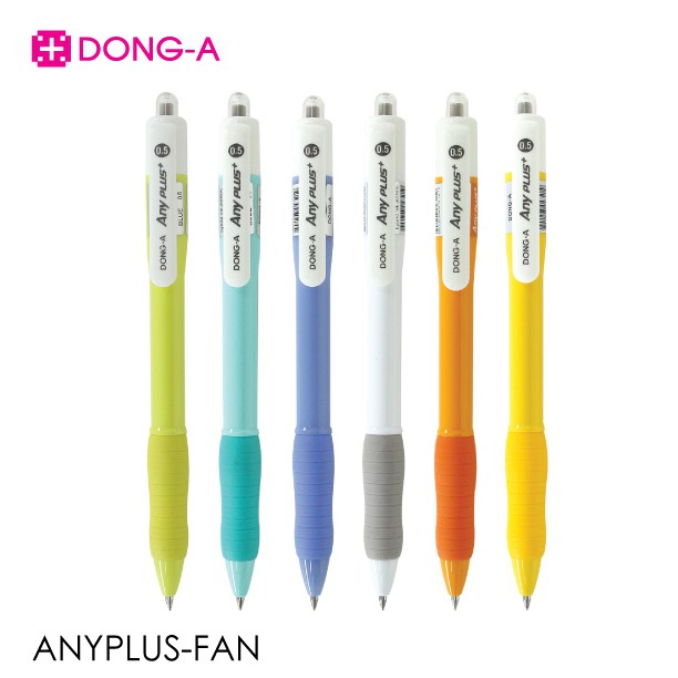 ปากกา ปากกาลูกลื่น เอนนี่ พลัส Hybrid ink 0.5 mm Made in Korea ปากกาลูกลื่น Anyplus Dong-A