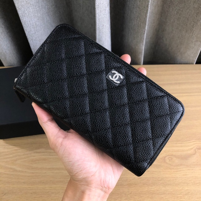 New Chanel Zippy wallet Caviar SHW holo285XXXXX