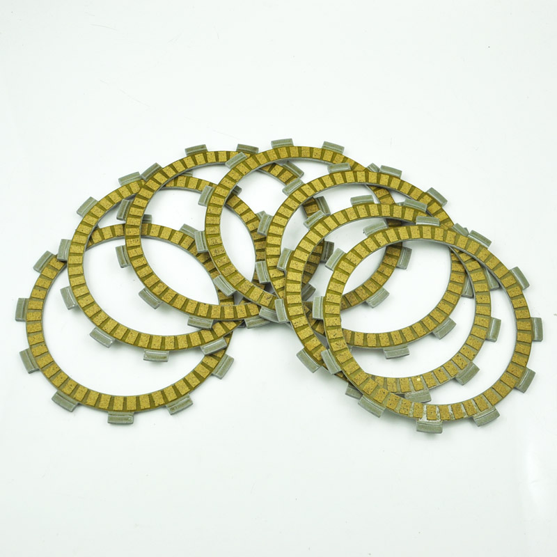 7pcs แผ่นคลัทช์ชุดสําหรับ SUZUKI RGV250 1991 GS450 80-83 GS500 01-02 GS500E 89-03 GS500F 04-14