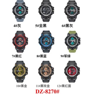 D-ZINERนาฬิกาข้อมือชายQuartz Hybrid Analog Digital ทรงกลม40มม. กันน้ำWater resistance3ATM พร้อมกล่อง