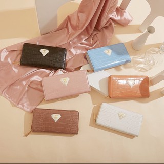 HANA purse by Justcloset - กระเป๋าตังใบยาว ซิปรอบ ซิปลื่นสุดๆ 6 สีสุดฮอต