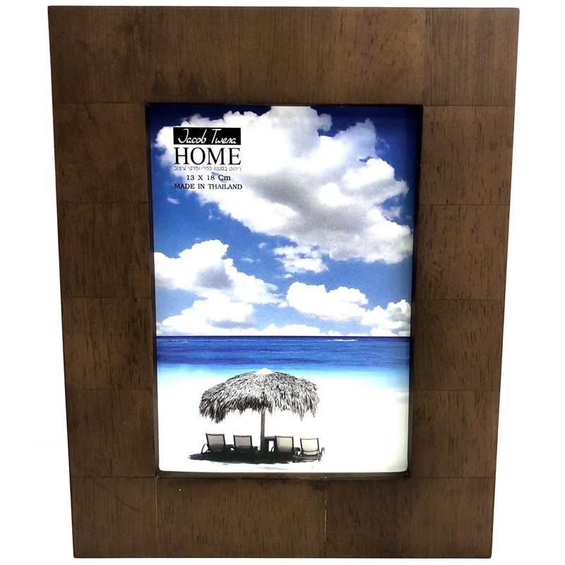5x7" Walnut ไม้แท้ HIGH QUALITY กรอบรูป Photo Frame Picture Frame Home Decor Beach