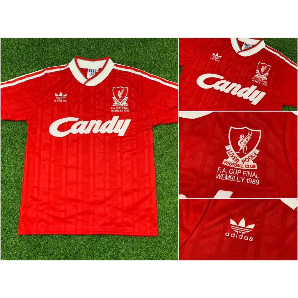 เสื้อลิเวอร์พูล 1988 แคนดี้( Liverpool FINAL FA CUP 1988-89 Candy )