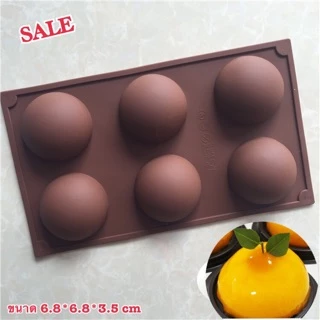 SALE🔥SALE🔥แม่พิมพ์ซิลิโคน พิมพ์ลูกส้ม ครึ่งวงกลม พิมพ์วุ้น พิมพ์ซิลิโคน