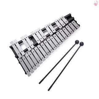 Ctth เครื่องดนตรี 30 Note Glockenspiel Xylophone กรอบไม้อลูมิเนียม พับได้ พร้อมกระเป๋าถือ