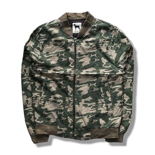 Camo Bomber Jacket รอบอก 41”