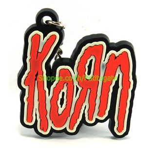 KORN คอร์น พวงกุญแจ  ปั๊มนูน วงร็อค kc26 สินค้าส่งต่างประเทศ