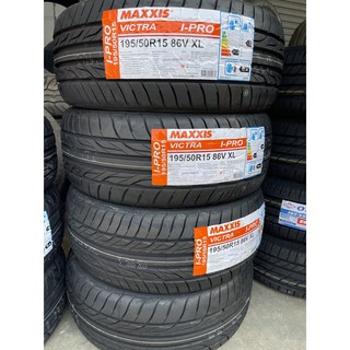 ยางใหม่ maxxis ipro 195/50/15