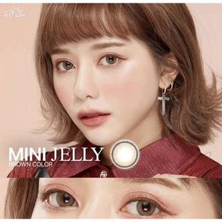 🔥 คอนแทคเลนส์ ✨ขนาดมินิ✨Brown / Gray✨Mini jelly (Kitty kawaii)