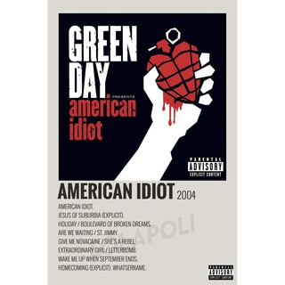 โปสเตอร์ปกอัลบั้ม American Idiot - Green Day