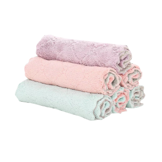 nanarak Multi-Function Cleaning Cloths Microfiber Dishcloths Kitchen Towels Home รุ่น 5247