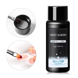 MEET ACROSS น้ํายาทาเล็บเจล UV คริสตัล 20 มล. 1 ขวด