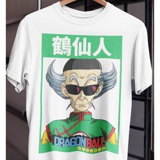 คอตต้อนคอกลมเสื้อยืด Unisex รุ่น ผู้เฒ่านกกระเรียน Master Shen Edition T-Shirt ดราก้อนบอล Dragon Ball แบรนด์ Khepri 100%