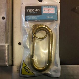 คลิปทองเหลือง Brass Large Snap link ขนาด80×40mm Made in THAILAND by tec40store