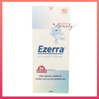 exp1/25 Ezerra Cleanser 500ml เจลอาบน้ำสำหรับผิวแพ้ง่าย ของแท้จากบริษัท