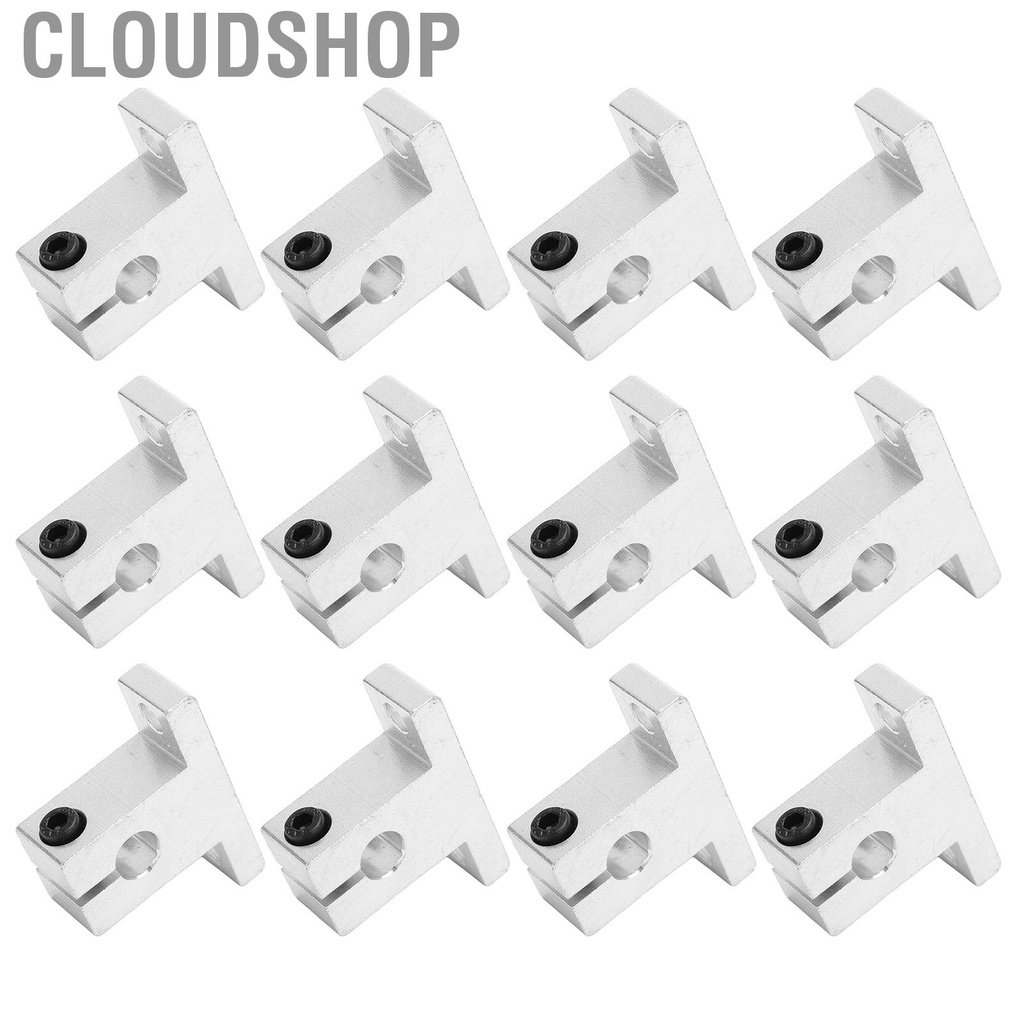 Cloudshop 12Pcs Linear Motion Rail Support Shaft 3D Printer Clamping ...