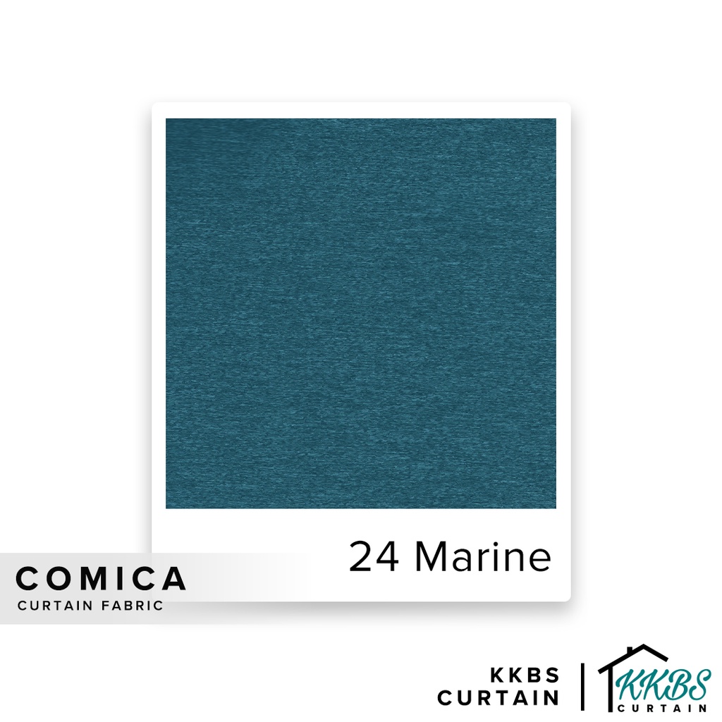 KKBS CURTAIN Comica Fabric Cut by Meter - Marine (126")