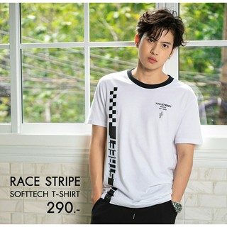 7th street เสื้อยืด Softtech รุ่น Race Stripe