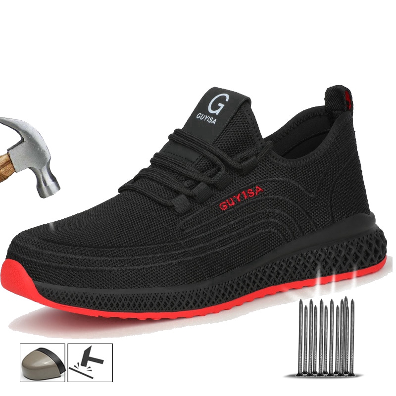 👣Safety Shoes รองเท้าผู้ชาย รองเท้าเซฟตี้ สำหรับสวมใส่ทำงาน
