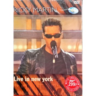 dvd คอนเสิร์ตสากล ricky martin live in new york