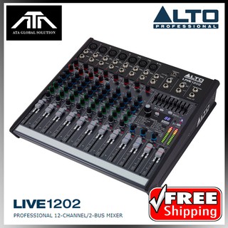 มิกเซอร์ ALTO LIVE1202 MIXER (สินค้าของแท้ ) LIVE-1202 LIVE 1202 12CH Mixer usb interface มี เอฟเฟค USB