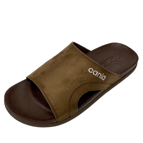 CANIA คาเนีย รองเท้าแตะลำลองชาย รุ่น CM12112 - สีดำ, น้ำตาลเข้ม, ดำเทา, น้ำตาลอ่อน, กรม Size 40-44