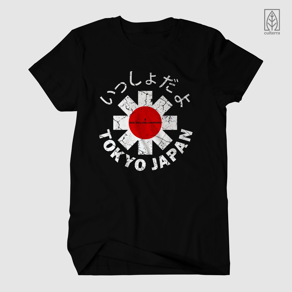 BAND T-SHIRT / เสื้อยืด RHCP TOKYO / RHCP RED WHITE / ROCK METAL MUSIC CLOTHES / เวอร์ชันสี