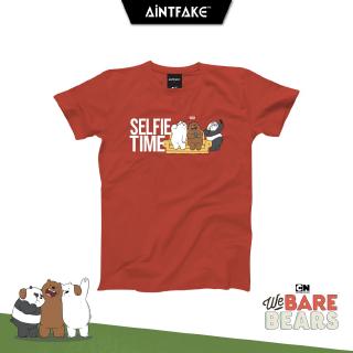 zw we bare bear เสื้อยืดลําลองแขนสั้นคอกลมพิมพ์ลาย s 007