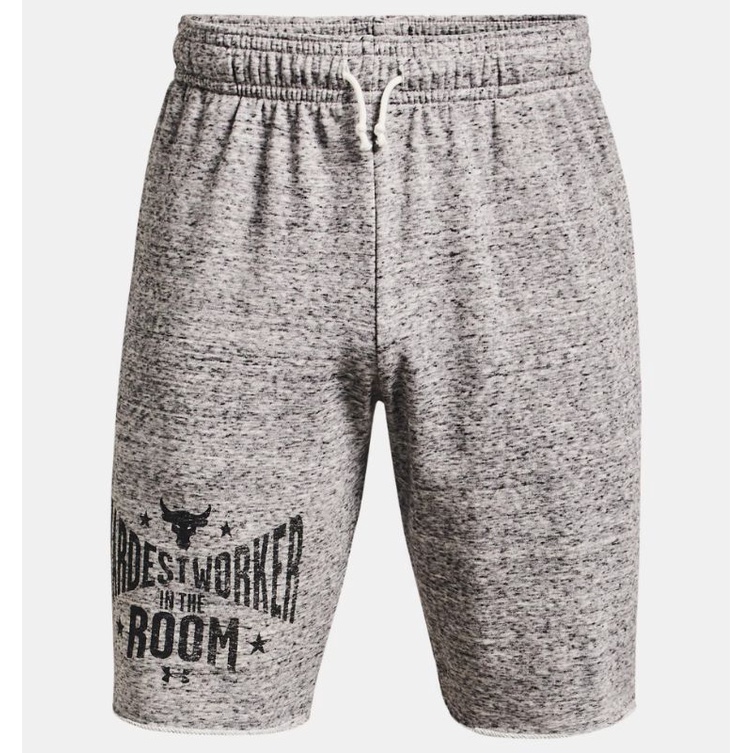 กางเกงขาสั้น Project Rock Terry Shorts กางเกงขาสั้น UA สินค้าแท้ 100%