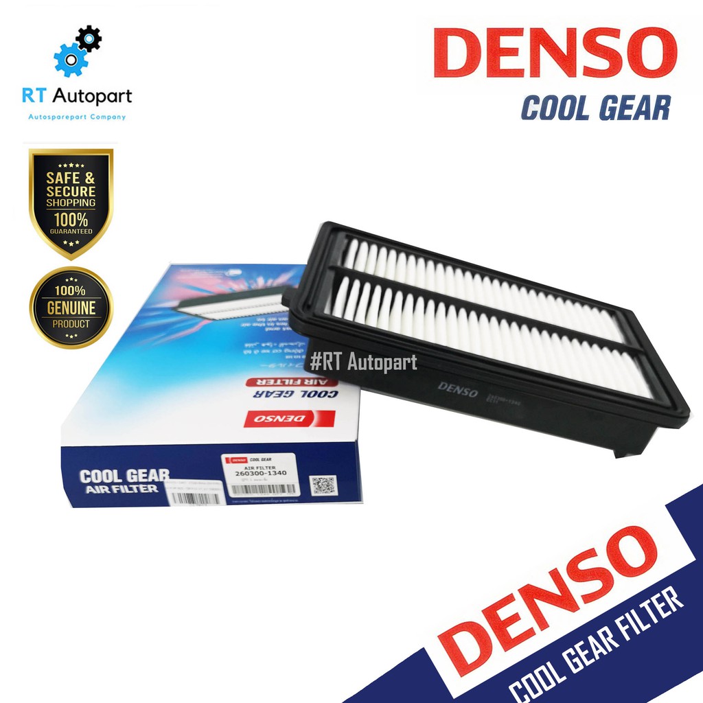 Denso กรองอากาศ Honda Crv G4 ปี11-17 เครื่อง 2.0 / ฮอนด้า ซีอาร์วี จี4 / 17220-R6A-J00 / 260300-1341