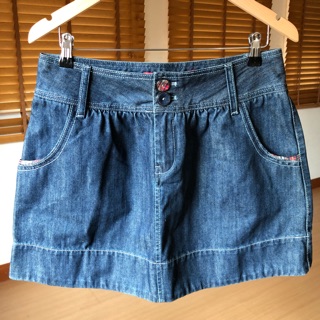 กระโปรงมินิ Seed Denim Mini Skirt