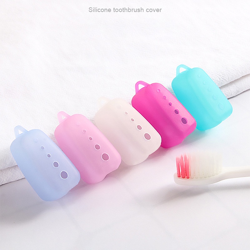 ที่ครอบแปรงสีฟันไฟฟ้า ซิลิโคน กันฝุ่น แบบพกพา สําหรับเดินทาง ใช้ในบ้าน นอกบ้าน