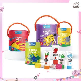 กล่องกลมโฉมใหม่ Joan Miro Finger Paint Set สีฟิงเกอร์เพ้นท์ปลอดสารพิษ