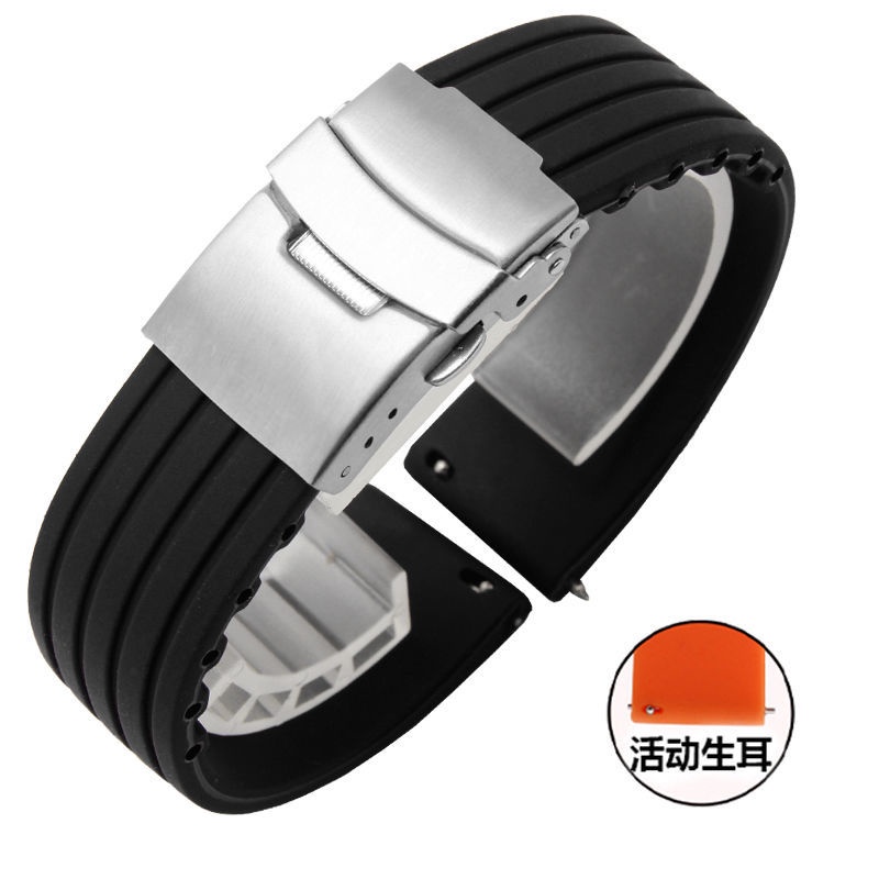 สายนาฬิกาข้อมือซิลิโคน ปลดไว 20 มม. 22 มม. สําหรับ Samsung Active 43 มม. 47 มม. Fossil Strap 18 มม. 24 มม.