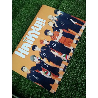 Haikyu สมุดบันทึกปกอ่อน งานแฟนเมดไทย ขนาดประมาณA5 ภาพสีทั้งเล่ม