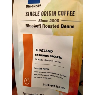 Bluekoff Roasted Beans - Carbonic Process - 250g - Single Origin Coffee