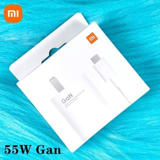 สายชาร์จแท้ Xiaomi Mi GaN 55W แท้ USB Super Charger For Xiaomi 11 Pro 11S Note 10 Pro Redmi K40 Pro Poco F3 X3 Pro