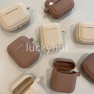 INPODS เคสหูฟังซิลิโคน แบบนิ่ม สีน้ําตาล สําหรับ Airpods Pro 2 12 1 2 3