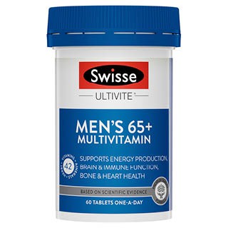 Swisse Mens Ultivite 65+ Multivitamin 60 Tablets