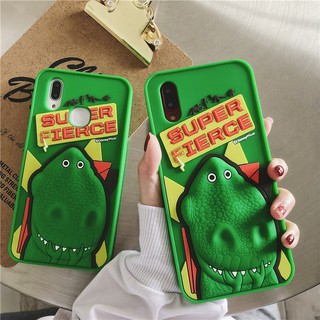 Cartoon Dinosaur Monster vivo Y11 Y12 Y17 Y15 Y19 V5S V5plus V9 V11 V15 S1 Pro X21 UD V7+ เคสโทรศัพท์มือถือ V11i Z3i V5 V7 plus V5+ Y91C X21 UD Y81 Y81i X30 soft TPU เคสป้องกัน