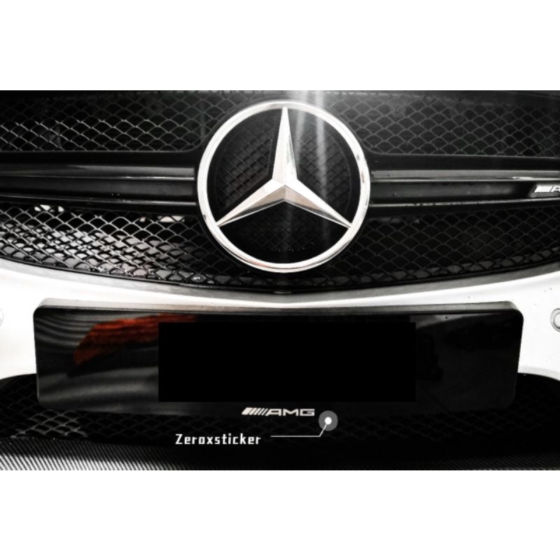 Amg STICKER สําหรับแผ่นตัวเลข MERCEDES BENZ AMG LOGO SPORT