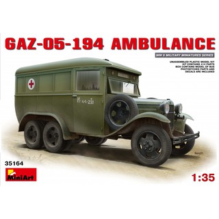 MiniArt 1/35 MI35164 GAZ-05-194 AMBULANCE