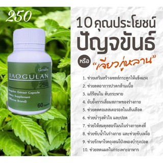 🔥ส่งฟรี🔥มีโปรคุ้มๆ🔥เจียวกู่หลาน กิฟฟารีน giffarine jiaogulan ลดคอเลสเตอรอล ลดไขมันในเลือด ต้านมะเร็ง บำรุงหัวใจ