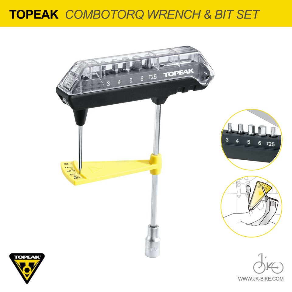 Topeak ComboTorq Drehmomentschlüssel-Set: 3-12 Nm  Produktbild-Vorschau 11