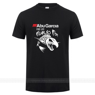 เสื้อยืด ผ้าฝ้าย พิมพ์ลาย Abu Garcia Fear No Fish Abu Garcia Lifes เป็นมิตรกับผิว