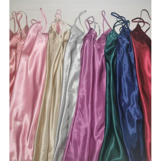 🐥🐥 ชุดนอนกระโปรงน่ารักงานดีสีสวยผ้าซาตินเนื้อผ้าใส่สบายมีหลา…