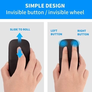Foldable Wireless Bluetooth Arc Mouse for Microsoft Surface Pro Folding Bluetooth Touch Mice
