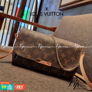 LV CROSSBODY CHAIN BAG rare item!! วัสดุหนังแคนวาส คมชัด หรู เปิด-ปิดกระเป๋า