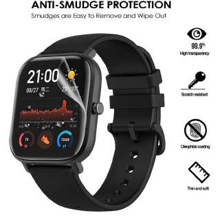 ฟิล์มกันรอยหน้าจอ แบบบางพิเศษ 3 ชิ้น สําหรับ huami amazfit gts smart watch