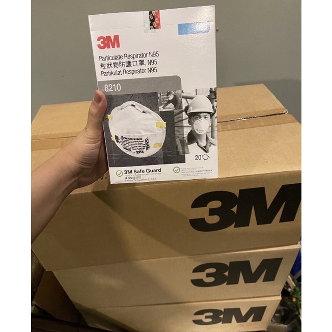 หน้ากาก8210  N95 3M ของแท้พร้อมส่ง